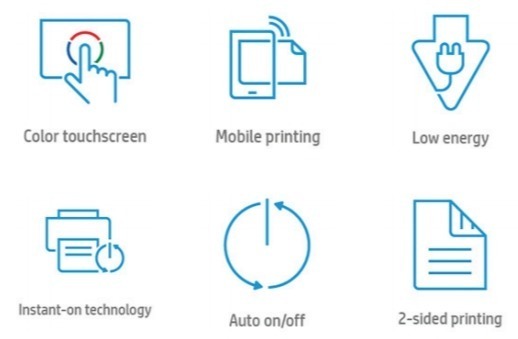 Основные преимущества лазерного принтера HP LaserJet Enterprise M609x